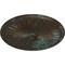 Ekena Millwork Leandros Ceiling Medallion (Canopies up to 5"), 33 1/8"OD x 3 1/2"ID x 1 3/8"P, Bronze Blue Patina CM33LEBBS - alternate 2